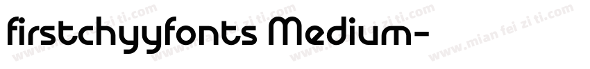 firstchyyfonts Medium字体转换
